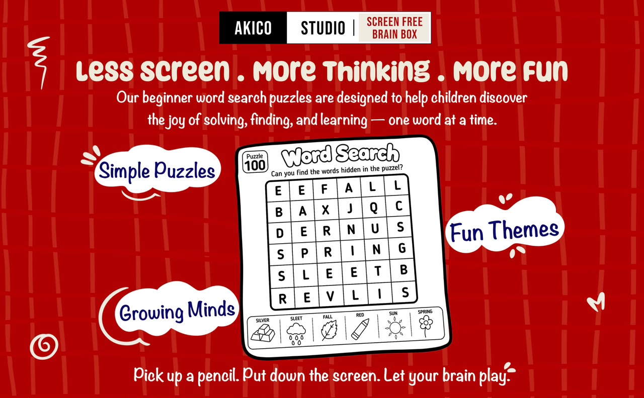Interior spread 2 from Word Search Puzzles - Beginners